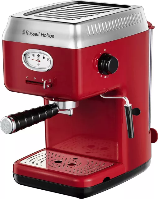 B-WARE Russell Hobbs Siebträger Espressomaschine  2 Einsätzen Kaffeemaschine