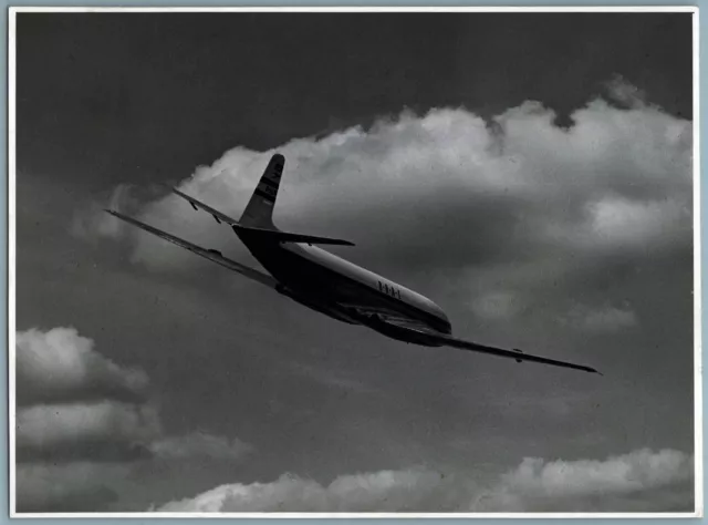 Boac De Havilland Comet 1 G-Alvg Large Vintage Original Shell Photo