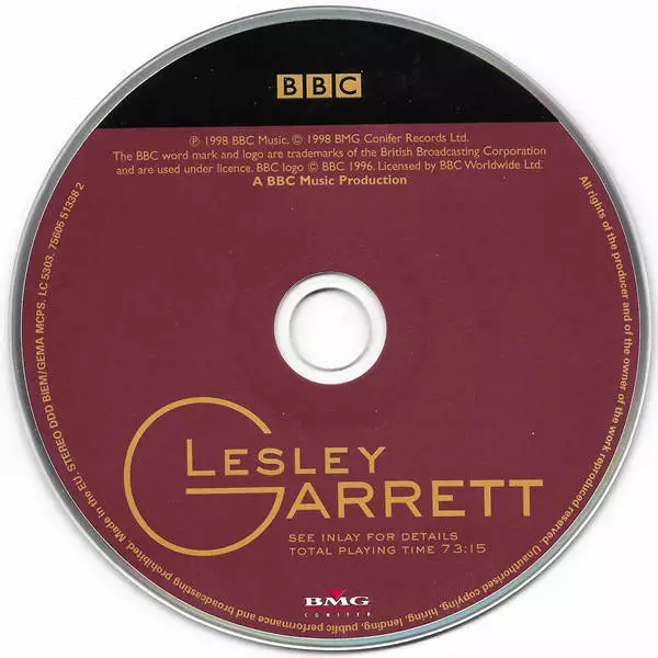 Lesley Garrett - Lesley Garrett (CD) 3