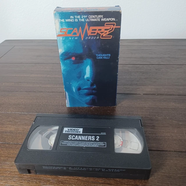 SCANNERS 2 THE New Order VHS Media Original Horror Release Excellent