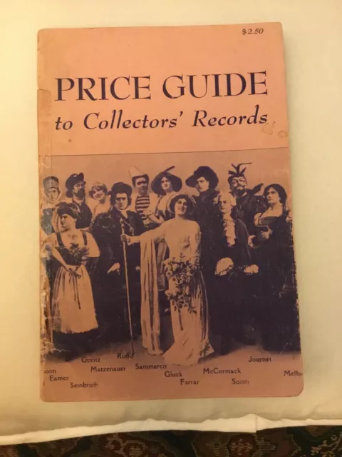 Julian Moses PRICE GUIDE TO COLLECTORS' RECORDS 1st Edition 1952