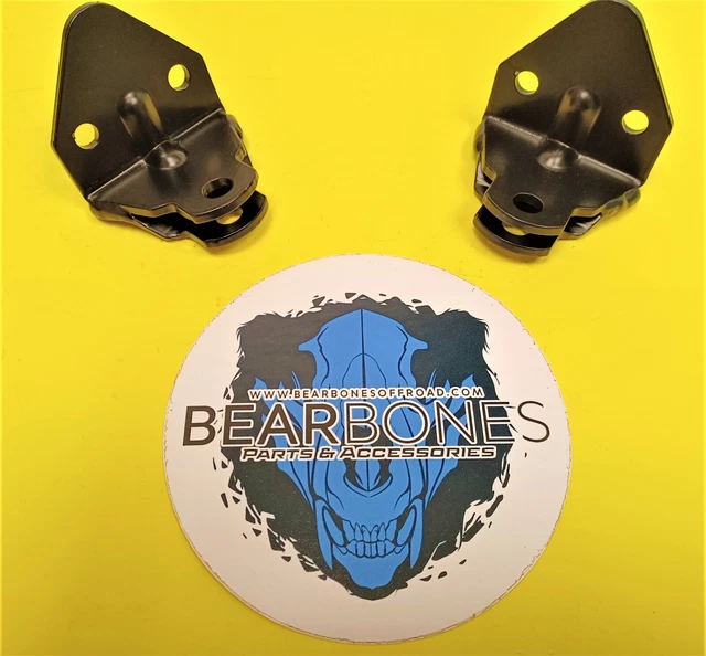 thumbnail image 2 of BearBones Check Strap Brackets For Land Rover Series 3 & Defender 90/110 – Pair (346878) 2 of 5