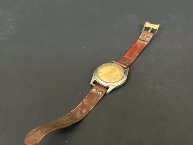 Selten Alt Vintage Einzigartig Magnetisch Universal Zeit / Datum Armbanduhr,