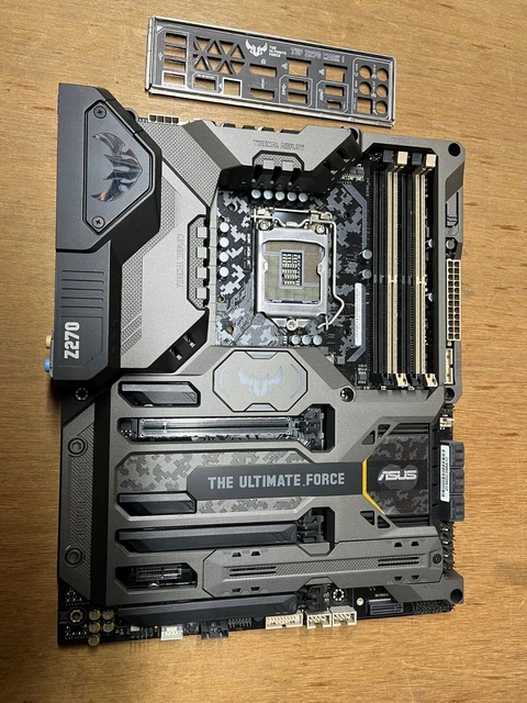 ASUS TUF Z270 Mark 1 Motherboard with IO shield *Tested Working* £110. ...