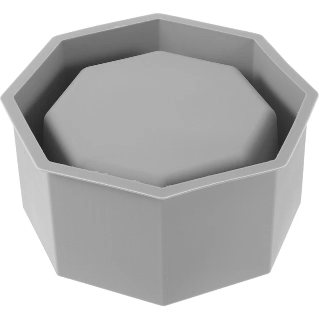 Moules En Silicone Pour Pots De Fleurs Avec Couvercle - Lot De 2 - Pour Béton, Plâtre, Résine - DIY Déco Plantes Grasses