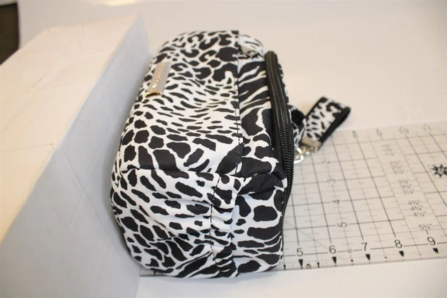 Samantha Brown NEW To Go Cosmetic Organizer Textile Zip Mini Pouch Bag 95277403Z 2