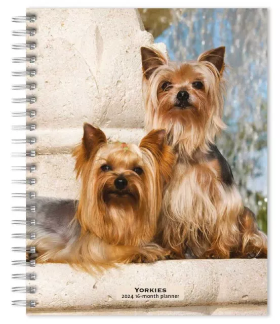 Browntrout Yorkshire Terriers 2024 6 x 7.75 Inch Engagement Planner w