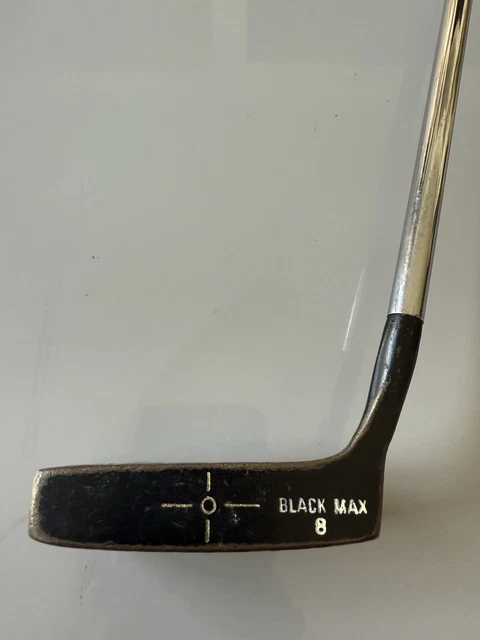 Vintage DUNLOP Black Max Model 420 putter, black, steel shaft