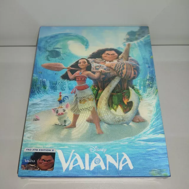 VAIANA LENTICULAR FULLSLIP SteelBook Lenticular - FILMARENA #78 - NEUF