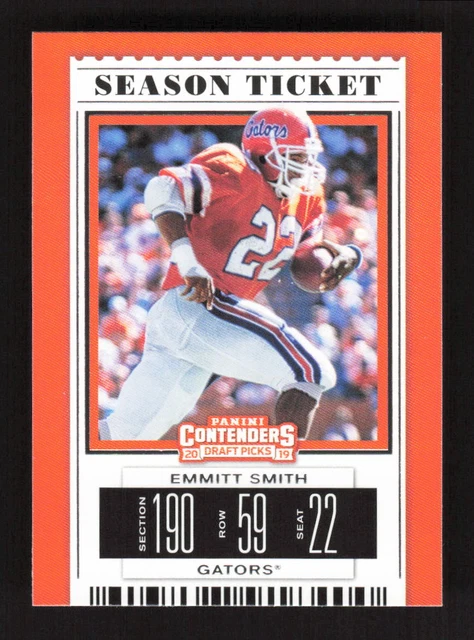 2019 Panini Contenders Draft Picks Collegiate   Emmitt Smith #37
