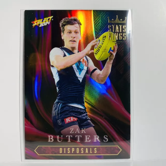 2024 Select AFL Footy Stars Stats Zak Butters Port Adelaide Power SK61