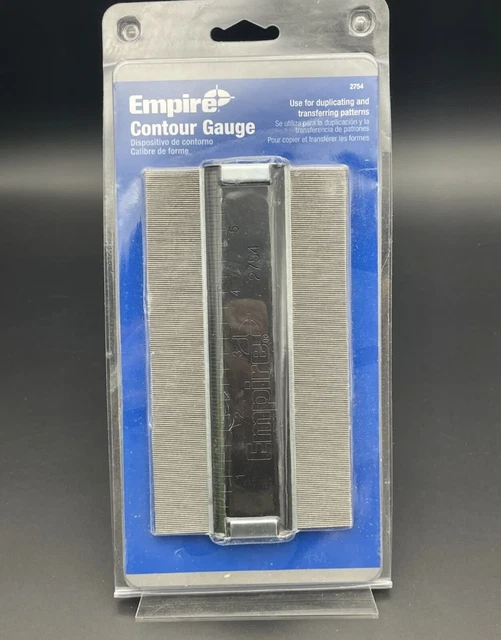 Plantilla de medidor de contorno de perfil Empire 2754 - 6" / 15 cm herramienta duplicadora NUEVA B