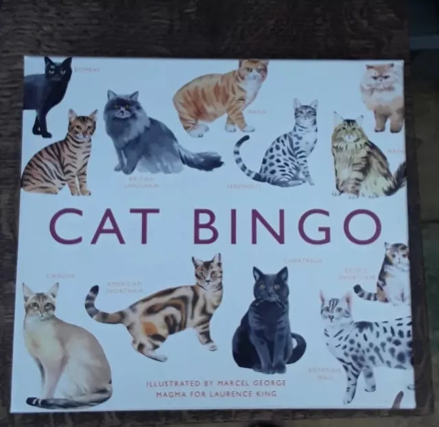 CAT BINGO Illustrated by Marcel George Family Board Game