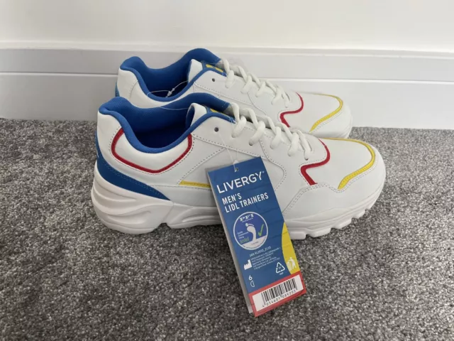 Mens OFFICIAL Lidl x Lidl Trainers 2023, Size 9