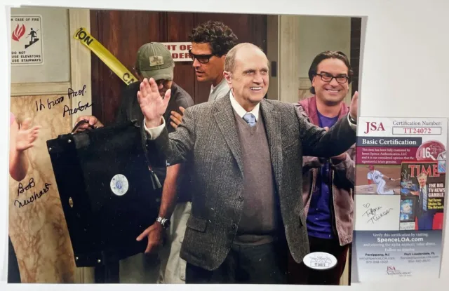 Bob Newhart Signed The Big Bang Theory 8x10 Photo Authentic Autograph JSA COA