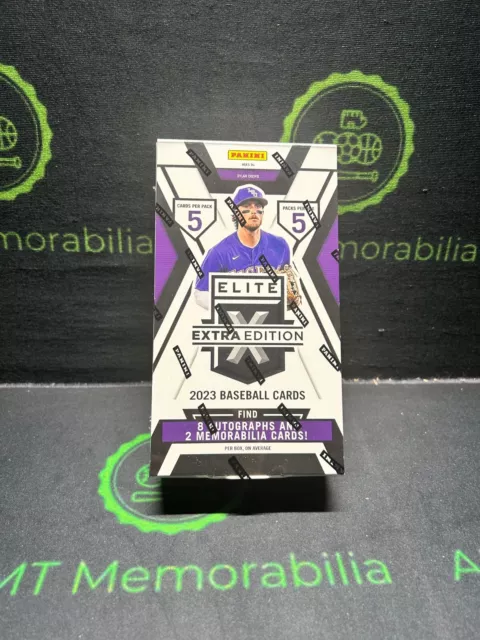 2023 Panini Elite Extra Edition Baseball Hobby Box FACTORY SEALED -- V