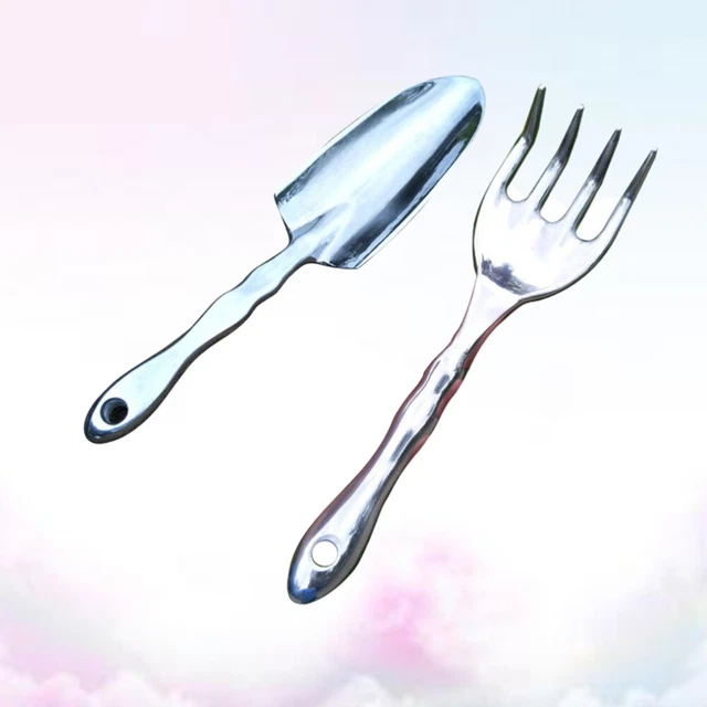 2pcs Assorted Gartengeräte Kinder Kunststoff Rake Innen Boden Scoop