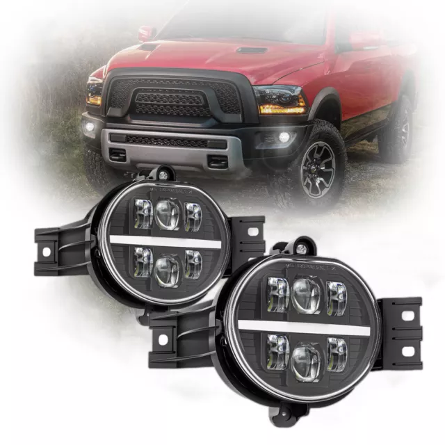 für 2002-2008 Dodge Ram 1500 03-09 Ram 2500 3500 LED Nebelscheinwerfer DRL