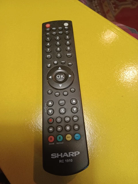 NUOVO* Telecomando TV RC1910 Originale Per Sharp LC24DV510E - Foto 9