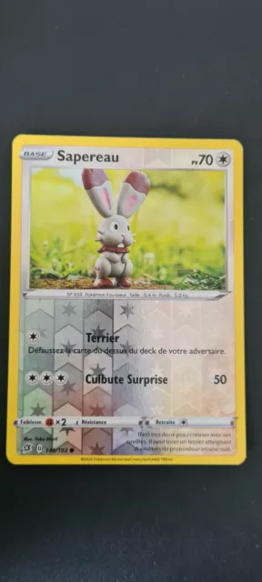 Sapereau 70Pv 146/192 - Neuf - Commune Reverse - Carte Pokemon