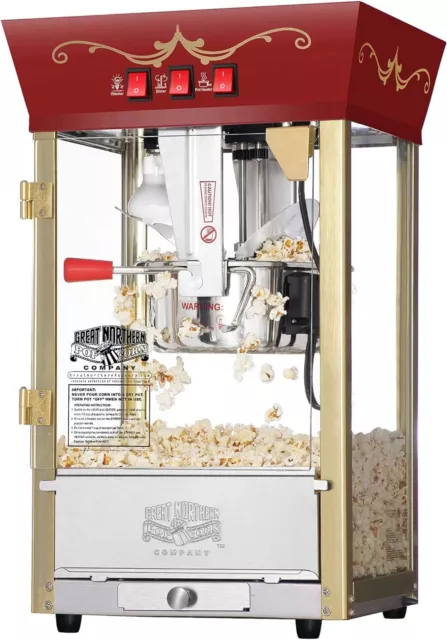 Matinee Popcorn Machine - 8oz Popper with Stainless-Steel Kettle