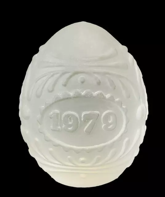 1979 GOEBEL Annual Crystal Glass EASTER EGG First Edition FREE SHIP