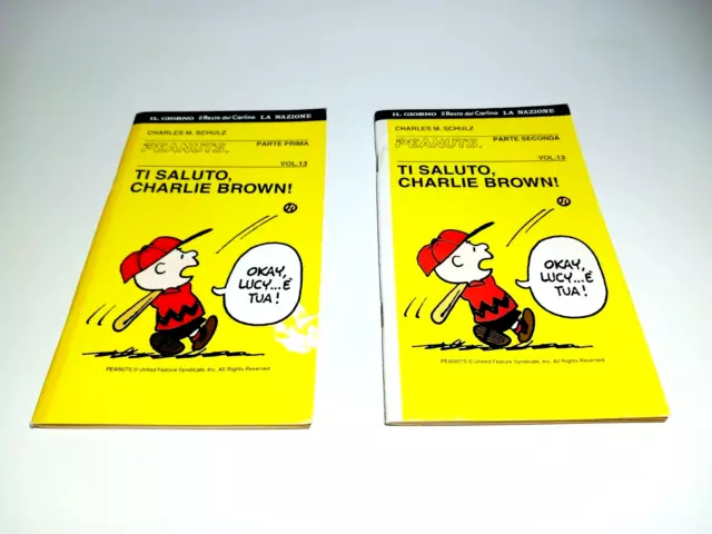 Ti Saluto Charlie Brown Vol. 13 – Parte Prima + Seconda - Charles Schulz PEANUTS