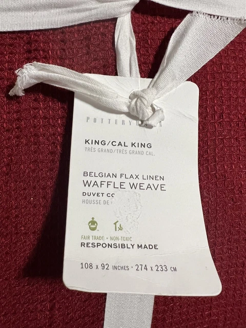 Pottery barn waffle discount weave comforter