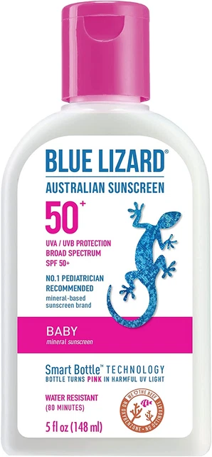 Baby Mineral Sunscreen with Zinc Oxide, Water Resistant, UVA/UVB Protection with