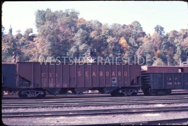Original Slide - Seaboard Air Line Coal Hopper #37195 Nov 1976 SAL