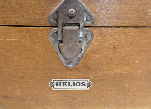 Antiguo Herramientas Relojero Helios Triebnietmaschine Con Accesorio 3