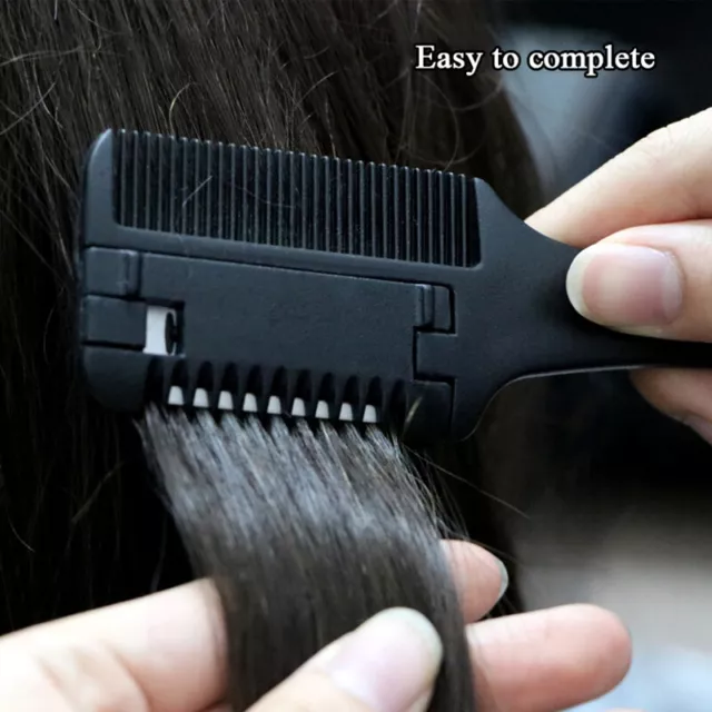 Taglio Capelli Pettine Modellante Strumento Barbiere Coltello Lama Solido ☽