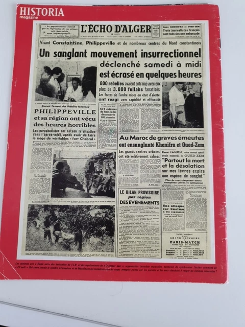 Magazine n° 206 HISTORIA Spécial LA GUERRE D'ALGERIE-Jules TALLANDIER 1971 3