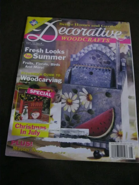 Craft painting book "Decorative Woodcrafts" by Better Homes and Gardens - Aug 99