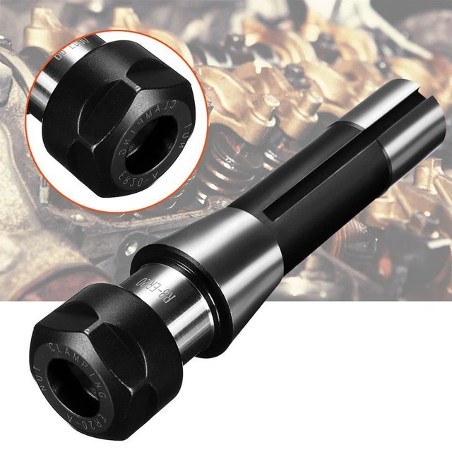 R8 ER20 7/16 inch Collet Chuck Holder CNC Milling Lathe R8 Arbor Spindle HoldeF9