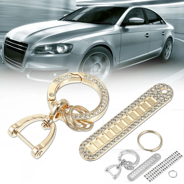 1set Auto Catena Portachiavi for Uomo/Donna Accessori W/ Bling Strass