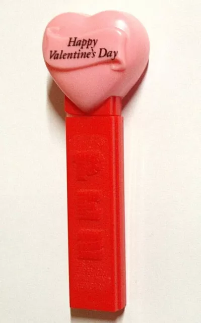 PEZ Spender Herz * Happy Valentine's Day *ohne Fuß * Zustand: sehr gut - / gut +