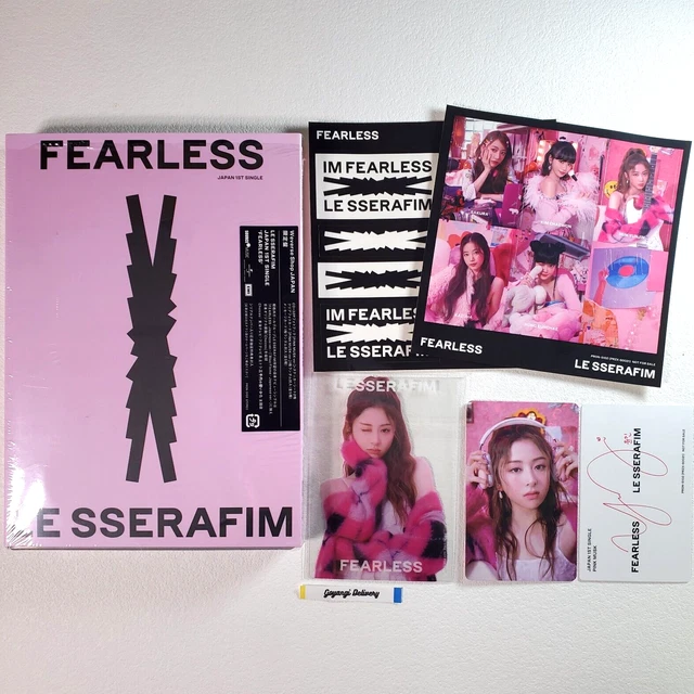 LE SSERAFIM YUNJIN FEARLESS Weverse Shop Japan EDITION CD set Photocard