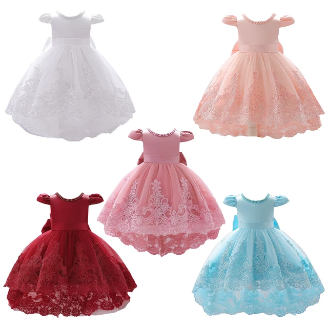 Abito battesimo bambina organza tutù matrimonio fiore bambino abito principessa costume