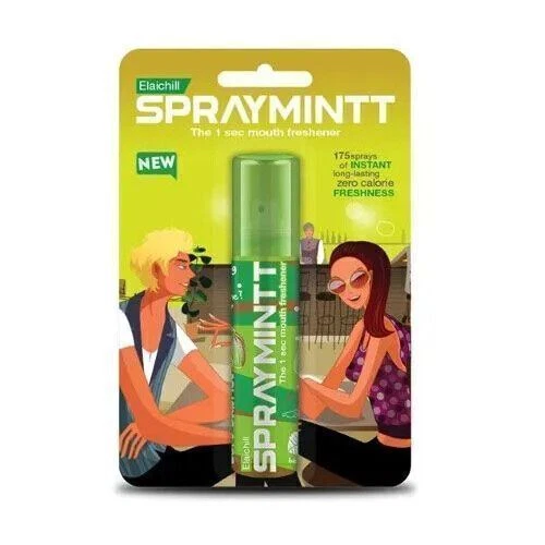 Refrescante bucal Spraymintt Spraymintt - sabor a Elaichi (bolsa de 15 g)
