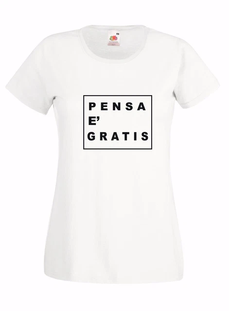 T-shirt Femme "Meglio Sbronzi Che Stronzi" - Couleur Bordeaux - Neuf Avec étiquettes