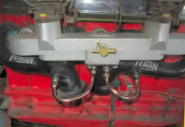 1937-1962 CHEVY 216 235 261 manifold heat kit use with Fenton headers ...