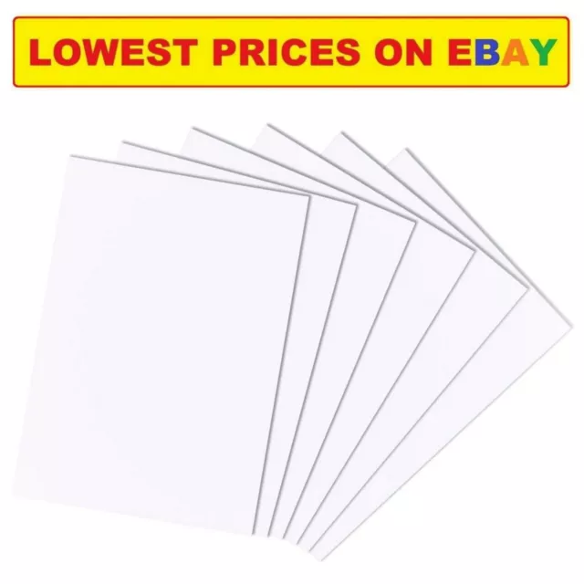 A2 A3 A4 A5 A6 White Card Stock Paper Blank Cardboard Plain Sheets Recycled Card