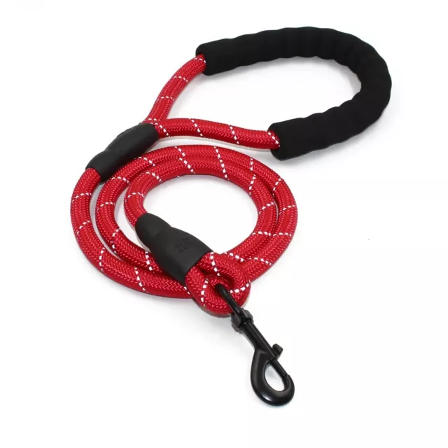 BNTW Dog Leash Rope Braided Pet Leads Strong Soft for Medium Large Dogs Walk5FT