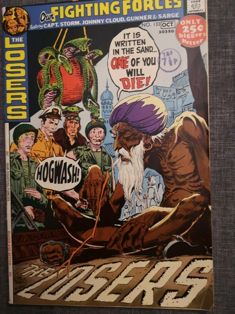 OUR FIGHTING FORCES THE LOSERS 133 25c ISSUE DC COMICS WAR STORIES