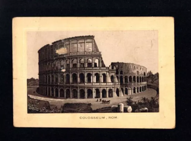 Georg Schicht, Aussig, Sammelbild 1890 "Colosseum, Rom"   (JK-30)