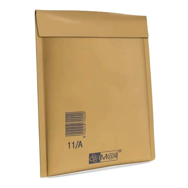 100 Buste Postali Imbottite IM@IL - Busta con Pluriball - Modello A - 10 x 16.5