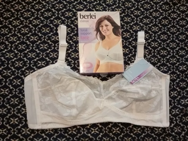PLAYTEX ESSENTIAL SUPPORT Bra Black Size 38B Non Wired Full Soft Cup £24.00  - PicClick UK