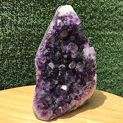 1046G Natural Amethyst Agate Geode Quartz Crystal Mineral Specimen Healing 2