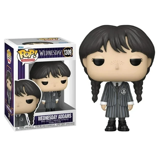 Funko Pop! "Wednesday Addams" #1309 w/ Pop Protector